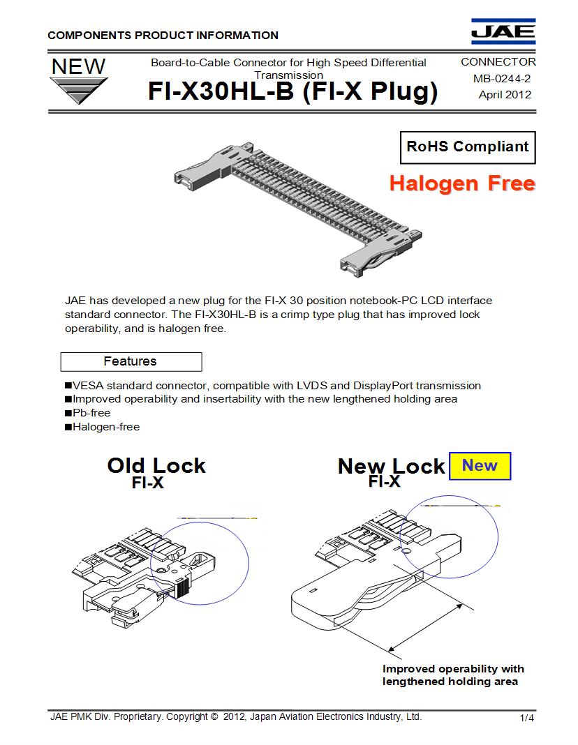 FI-X30HL-B (FI-X Plug)