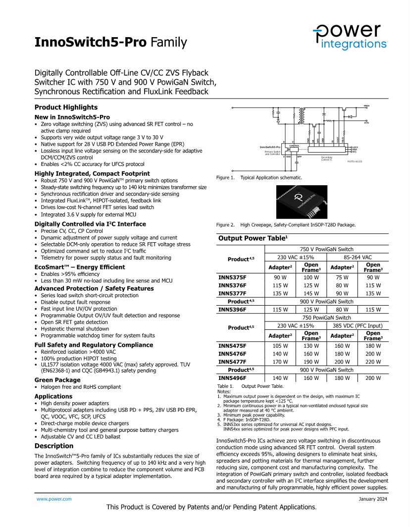 InnoSwitch5-Pro Family