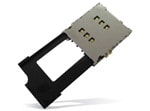 Yamaichi Super-Low Profile SIM Card Reader and Tray Connector