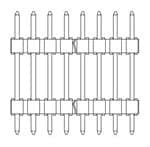 Amphenol FCI 54122-809161400LF Padidintas Vaizdas