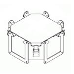 Hammond Manufacturing 1485EY Padidintas Vaizdas