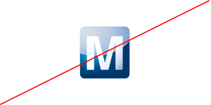 Nenaudokite „M“ kaip atskiro elemento.