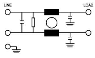 Mechanical Drawing - Astrodyne TDI RP100 Compact Medical-Grade Single Stage Filters
