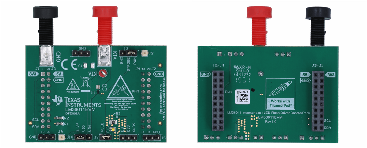 Texas Instruments LM36011EVM 1 LED Flash Driver Evaluation Module