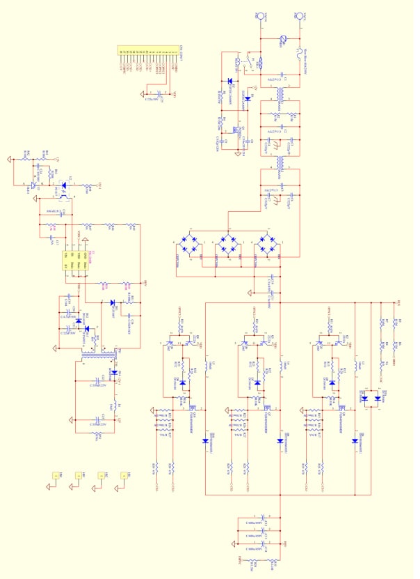 Schematic - onsemi / Fairchild FEBFAN9673Q Evaluation Board