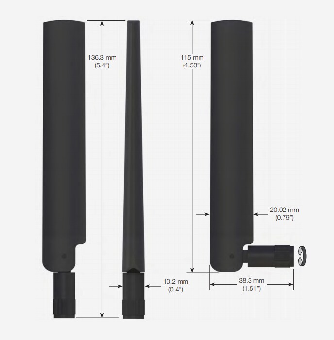 Schematic - TE Connectivity / Linx Technologies ANT-LTE-WS LTE Blade Dipole Antenna