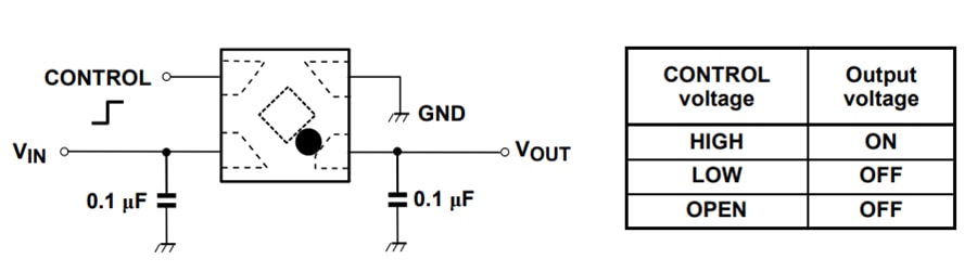 Application Circuit Diagram - Toshiba General-Purpose Single-Output Voltage Regulators