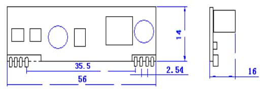 Mechanical Drawing - Adafruit Power over Ethernet (PoE) Module