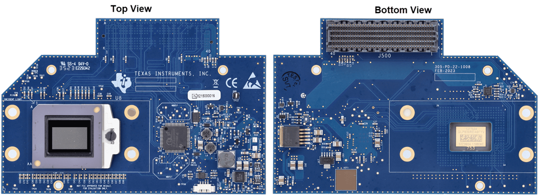 Mechanical Drawing - Texas Instruments DLP800REEVM DMD Evaluation Module (EVM)