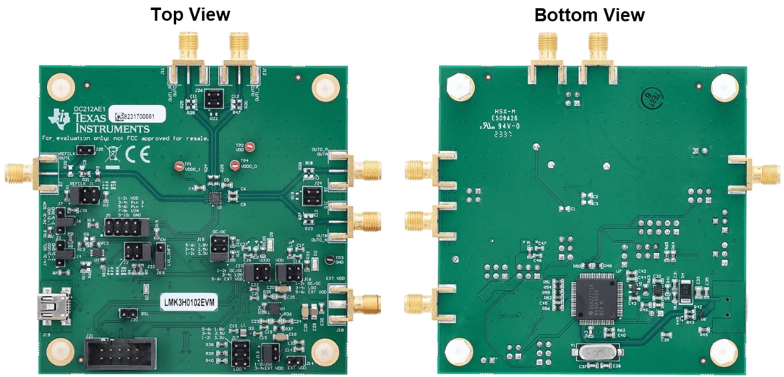 Mechanical Drawing - Texas Instruments LMK3H0102EVM Evaluation Module (EVM)