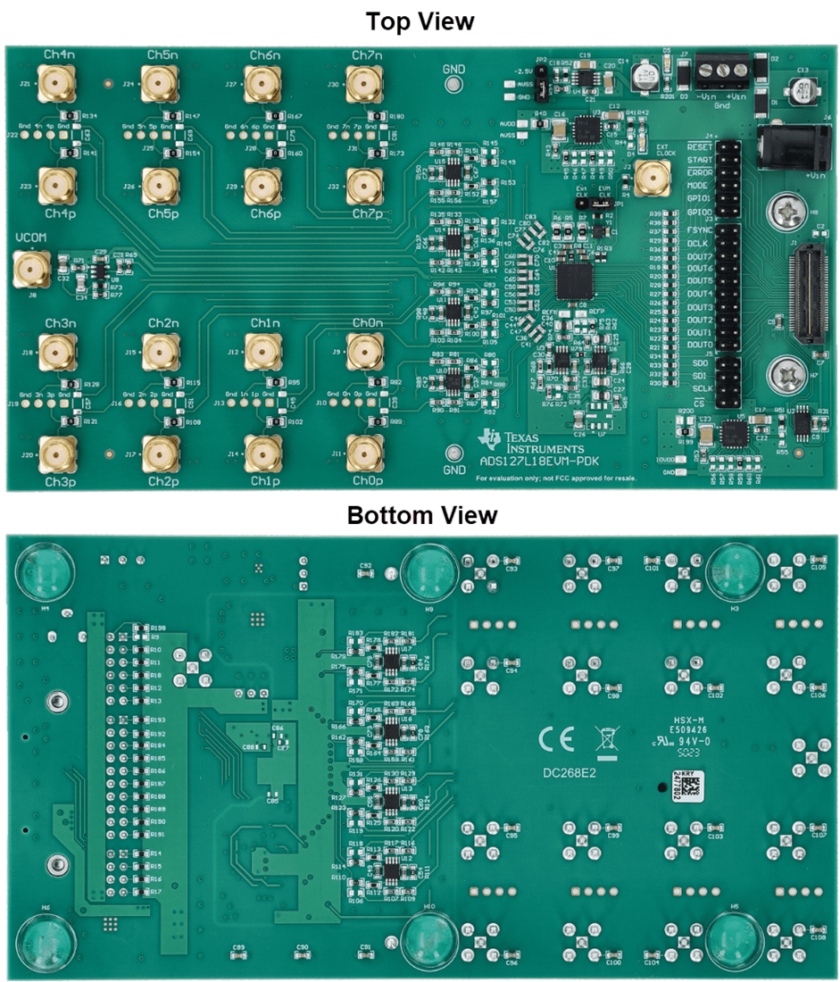 Mechanical Drawing - Texas Instruments ADS127L18EVM-PDK Evaluation Module (EVM)