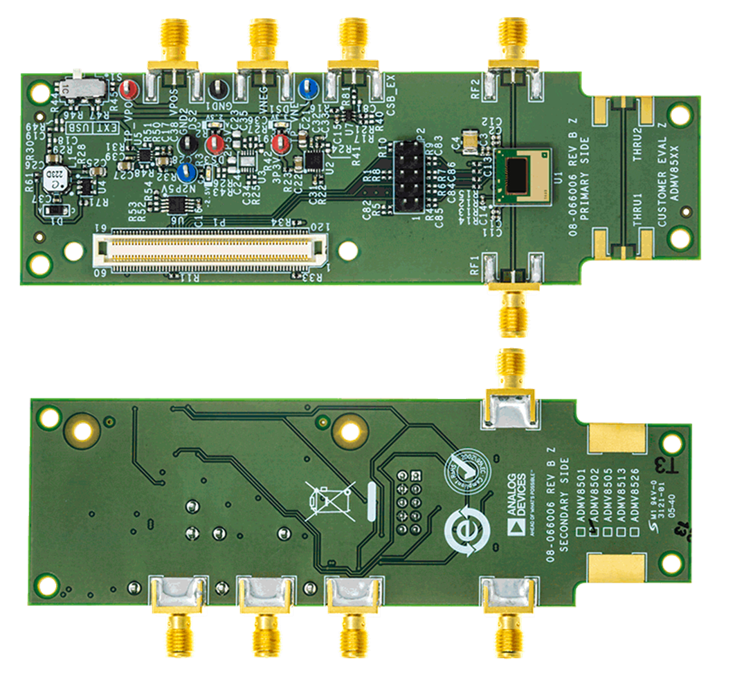 Analog Devices Inc. EVAL-ADMV8502 Evaluation Board Analog Devices Inc. EVAL-ADMV8502 Evaluation Board