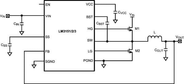 LM3151/52/53 Typical Application