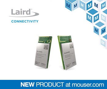 面向蓝牙5和Thread实现的Laird Connectivity BL654PA模块在贸泽开售